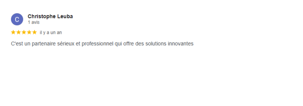 Avis Client Ecofina 1