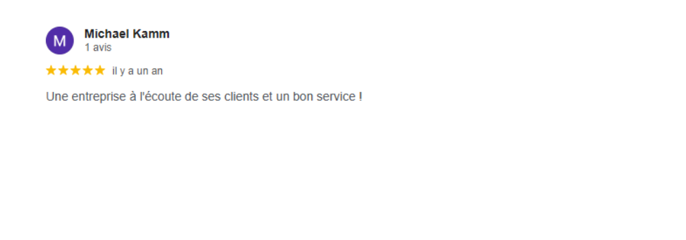 Avis Client Ecofina 6 (Copie)